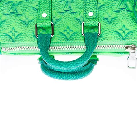 louis vuitton keepall xs green